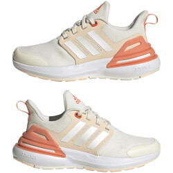 adidas RapidaSport Bounce Lace Laufschuhe Kinder 08S1 - owhite/zeromt/solred 35