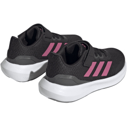 adidas RunFalcon 3.0 Elastic Lace Top Strap Sneaker Kinder A0QM - cblack/pulmag/gresix 35