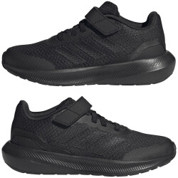 adidas RunFalcon 3.0 Elastic Lace Top Strap Sneaker Kinder A0QM - cblack/cblack/cblack 28