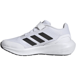 adidas RunFalcon 3.0 Elastic Lace Top Strap Sneaker Kinder 01F7 - ftwwht/cblack/ftwwht 28