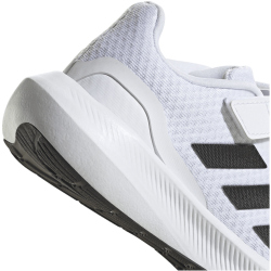adidas RunFalcon 3.0 Elastic Lace Top Strap Sneaker Kinder 01F7 - ftwwht/cblack/ftwwht 28