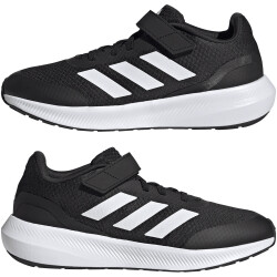 adidas RunFalcon 3.0 Elastic Lace Top Strap Sneaker Kinder A0QM - cblack/ftwwht/cblack 28