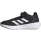 adidas RunFalcon 3.0 Elastic Lace Top Strap Sneaker Kinder A0QM - cblack/ftwwht/cblack 35