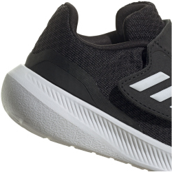 adidas RunFalcon 3.0 Hook-and-Loop Sneaker Kinder A0QM - cblack/ftwwht/cblack 19