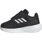 adidas RunFalcon 3.0 Hook-and-Loop Sneaker Kinder A0QM - cblack/ftwwht/cblack 19