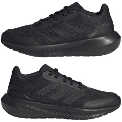 adidas RunFalcon 3 Lace Sneaker Kinder A0QM - cblack/cblack/cblack 28