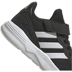 adidas Nebzed Elastic Lace Top Strap Sneaker Kinder A0QM - cblack/ftwwht/ftwwht 34