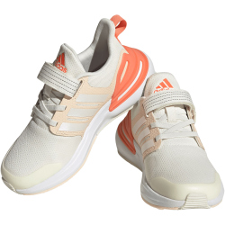 adidas RapidaSport Bounce Elastic Lace Top Strap Laufschuhe Kinder 08S1 - owhite/zeromt/solred 35