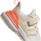 adidas RapidaSport Bounce Elastic Lace Top Strap Laufschuhe Kinder 08S1 - owhite/zeromt/solred 35