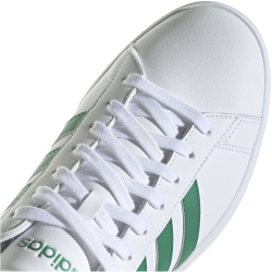 adidas Grand Court Comfort Cloudfoam Sneaker Herren HP2535 - cloud white/court green/silver green 38 2/3