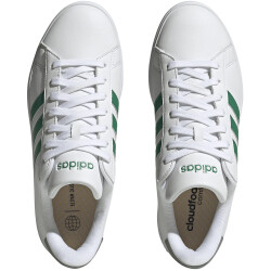 adidas Grand Court Comfort Cloudfoam Sneaker Herren 01F7 - ftwwht/cougrn/silgrn 40 2/3