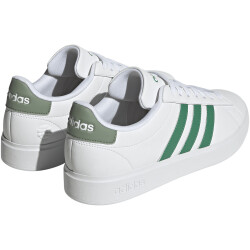 adidas Grand Court Comfort Cloudfoam Sneaker Herren 01F7 - ftwwht/cougrn/silgrn 40 2/3
