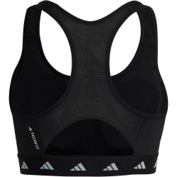 adidas Powerreact Medium-Support Techfit Sport-BH Damen 095A - black L A-C