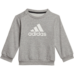 adidas Badge of Sport French Terry Jogginghose Kinder 83F7 - mgreyh/white 62