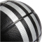 adidas 3-Streifen Rubber Mini-Basketball HM4972 - black/silver met. 3