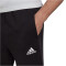 adidas Essentials Fleece Regular Jogginghose Herren 095A - black/white XXL