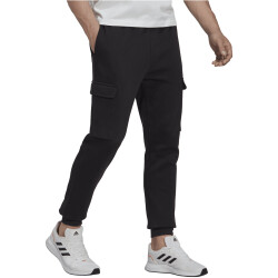 adidas Essentials Fleece Regular Cargohose Herren 095A - black/white S
