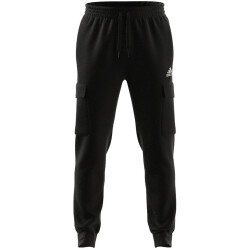 adidas Essentials Fleece Regular Cargohose Herren 095A - black/white S