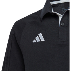 adidas Tiro 23 Competition Baumwoll Poloshirt Kinder 095A - black 128
