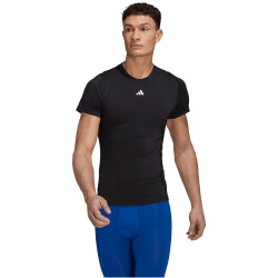 adidas Techfit Training T-Shirt Herren 095A - black XL