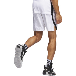 adidas Icon Squad Basketballshorts Herren 001A - white/black S