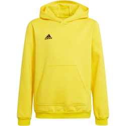 adidas Entrada 22 Hoodie Kinder ADF7 - tmyell/black 116