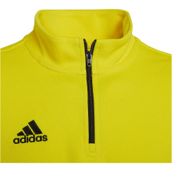 adidas Entrada 22 1/4-Zip Trainings-Top Kinder ADF7 - tmyell/black 116