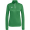 adidas Entrada 22 1/4-Zip Sweatshirt Damen ADCZ - teagrn/white XS