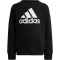 adidas Essentials Logo French Terry Jogginganzug Kinder 095A - black/white 128