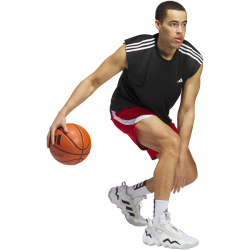 adidas Icon Squad Basketballshorts Herren ADF1 - tmpwrd/white/white XS