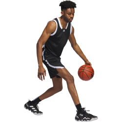 adidas Icon Squad Basketballtrikot Herren 095A - black/white/white S