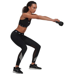 adidas Techfit 3-Streifen Leggings Damen 095A - black XXS