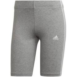 adidas Essentials kurze Tights Damen 83F7 - mgreyh/white XS