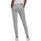 adidas Essentials Single Jersey 3-Streifen Jogginghose Damen 83F7 - mgreyh/white XS