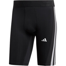 adidas Techfit 3-Streifen kurze Tights Herren 095A - black S