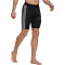 adidas Techfit 3-Streifen kurze Tights Herren 095A - black S