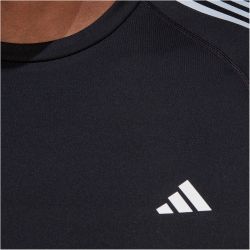 adidas Techfit 3-Streifen Trainingsshirt Herren 095A - black M