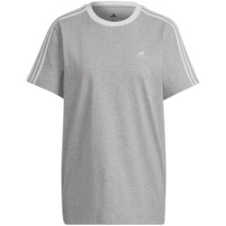 adidas Essentials T-Shirt Damen 83F7 - mgreyh/white M
