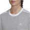 adidas Essentials T-Shirt Damen 83F7 - mgreyh/white M