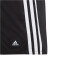 adidas 3-Streifen Badeshorts Kinder 095A - black/white 116