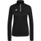 adidas Entrada 22 1/4-Zip Sweatshirt Damen 095A - black S