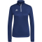 adidas Entrada 22 1/4-Zip Sweatshirt Damen H57483 - team navy blue 2 XS