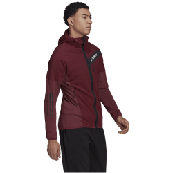 adidas Techrock Flooce Wind Hooded Fleecejacke Herren AEDQ - shared M