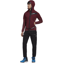 adidas Techrock Flooce Wind Hooded Fleecejacke Herren AEDQ - shared M