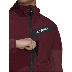 adidas Techrock Flooce Wind Hooded Fleecejacke Herren AEDQ - shared M