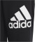 adidas Essentials Regular Fit Big Logo Cotton Jogginghose Kinder 095A - black/white 128