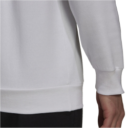 adidas Essentials Fleece Sweatshirt Herren 001A - white/black L