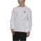 adidas Essentials Fleece Sweatshirt Herren 001A - white/black L