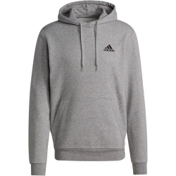 adidas Essentials Fleece Hoodie Herren 83F7 - mgreyh/black S