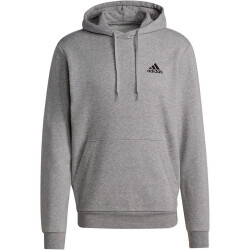 adidas Essentials Fleece Hoodie Herren 83F7 - mgreyh/black M